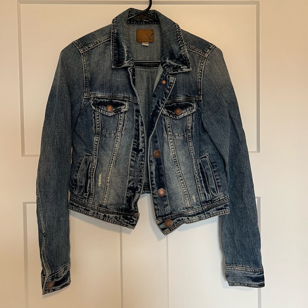 Distressed Jean Jacket - Picture 4 of 5